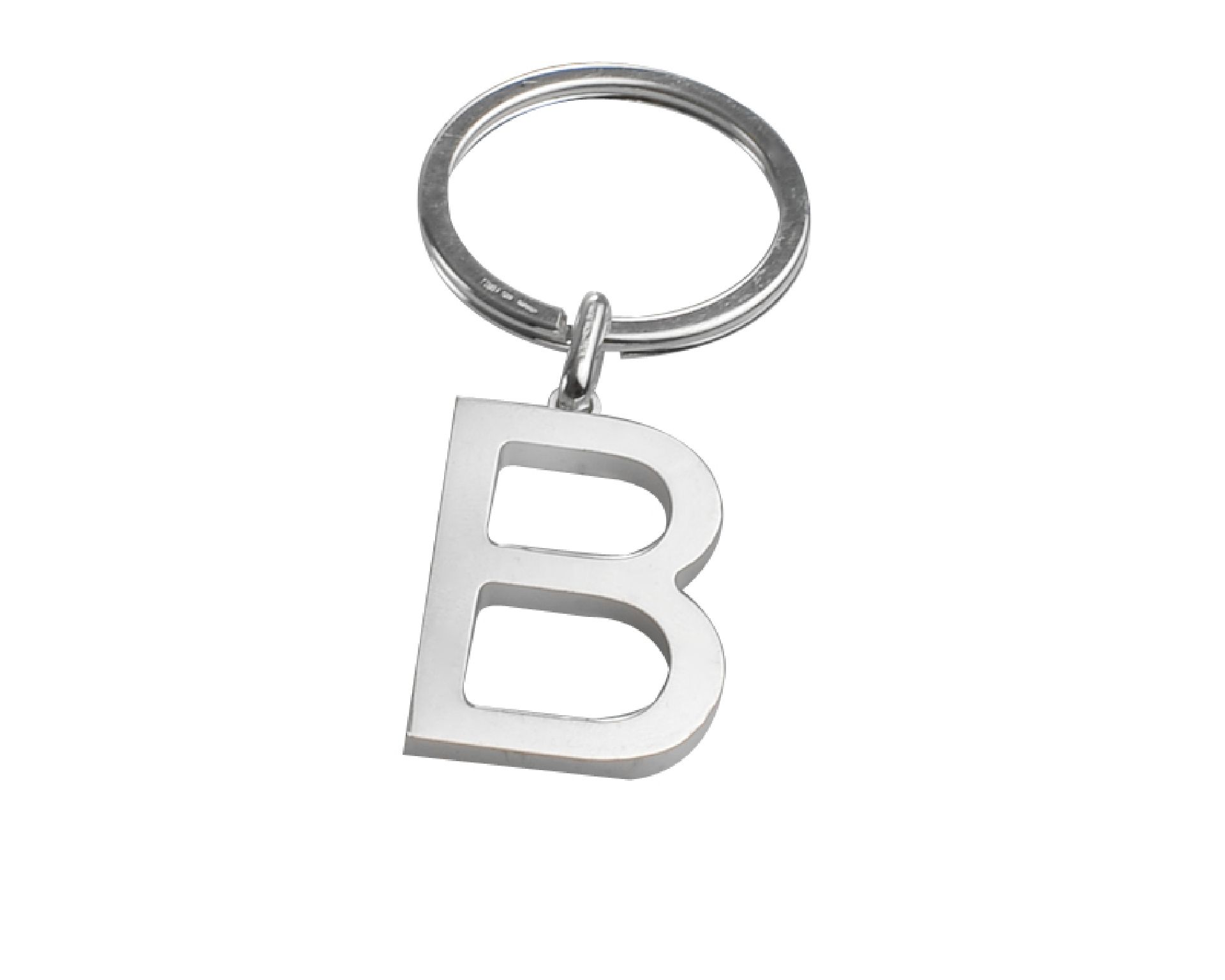 Portachiavi Argento Lettera B Selezione Zanolli 10941 2vpcb
