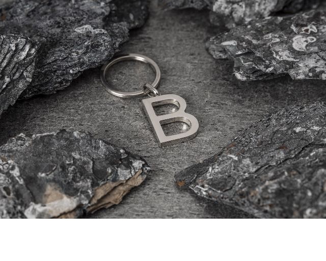 Portachiavi Argento Lettera B Selezione Zanolli 10941 2vpcb