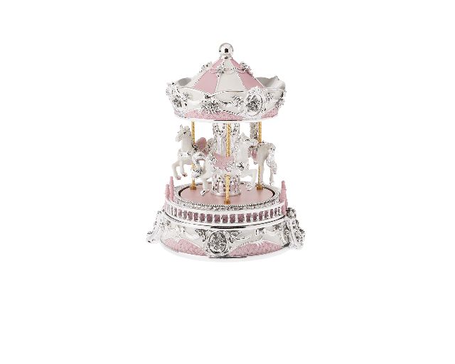 Carillon Giostra Dei Cavalli Rosa Selezione Zanolli 165878 592b419002r