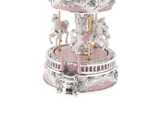 Carillon Giostra Dei Cavalli Rosa Selezione Zanolli 165878 592b419002r
