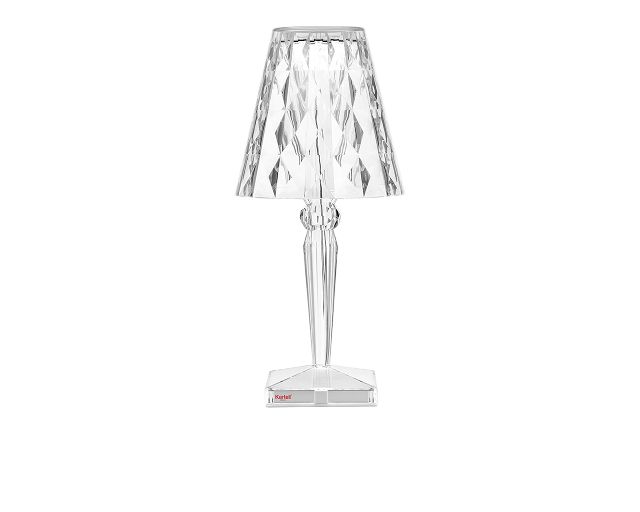 Lamp big battery transparent
