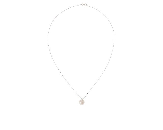 Necklace Gold 750 With Akoya Pearl And Diamond Selezione Zanolli