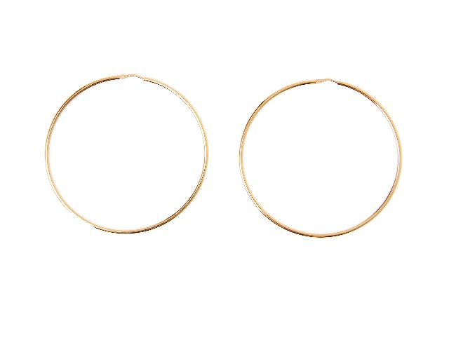 Hoop earrings silver
