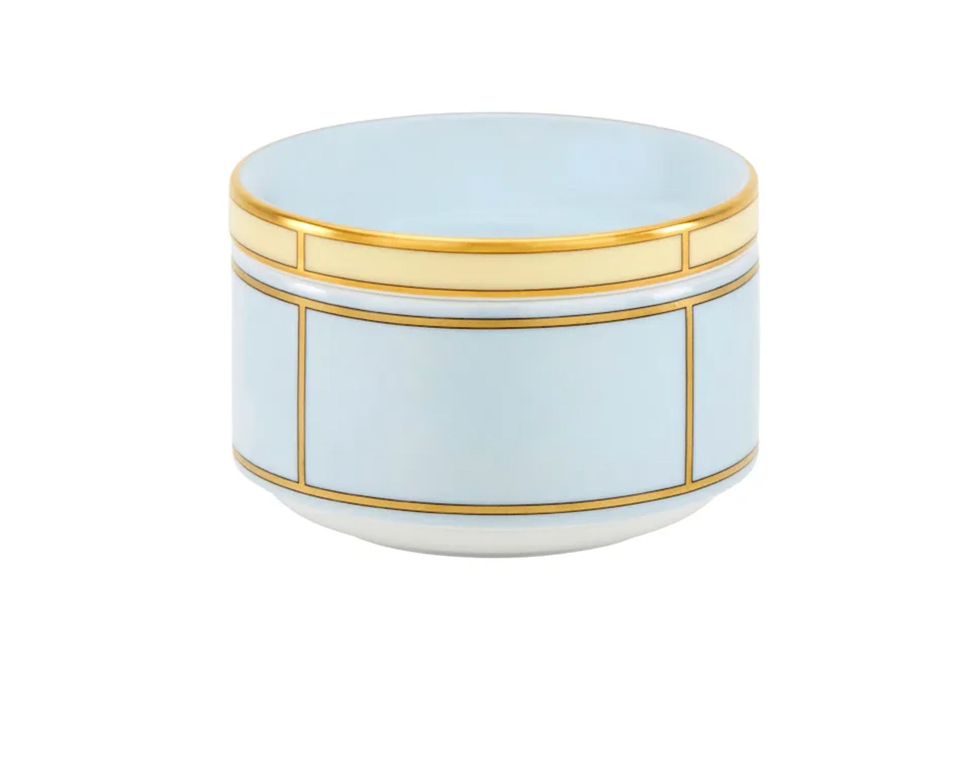 Sugar Bowl Diva Porcelain Blue With Lid Richard Ginori 183602 F00800zu0000245d03