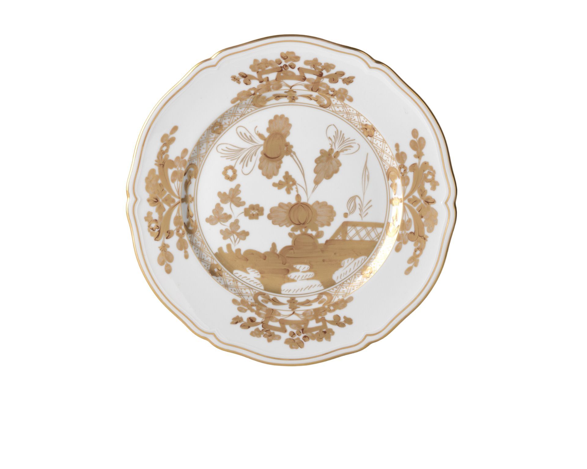 Segnaposto Oriente Italiano Aurum Porcellana Richard Ginori 180533 F00300pt1100310b65
