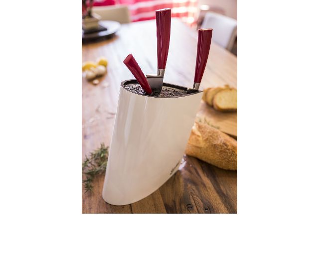 Knife block bag white