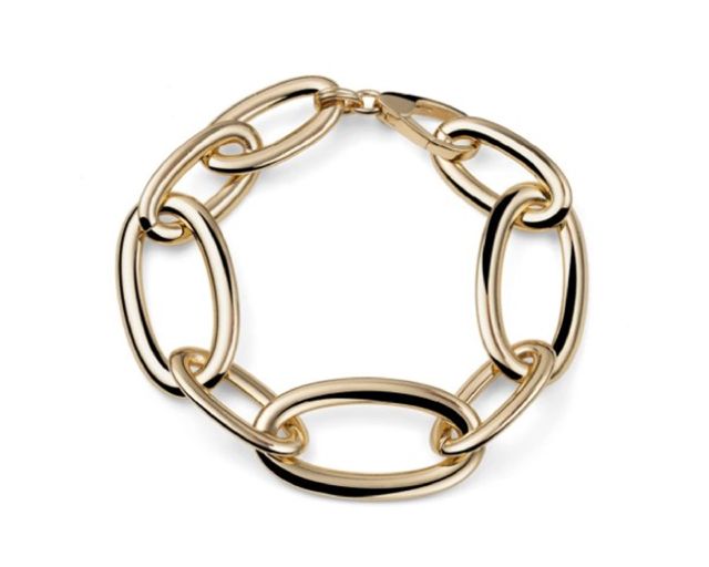Bracciale classica in bronzo dorato