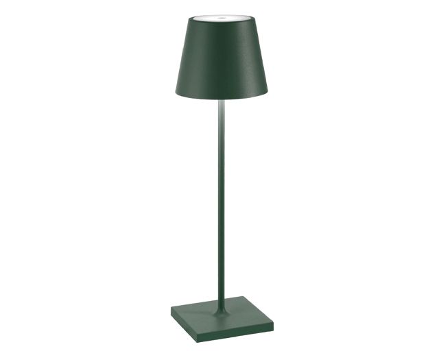 Table lamp poldina pro dark green