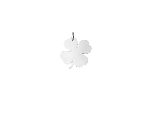 Charm Quatrefoil Silver With Sugared Almonds Selezione Zanolli 167862 2vci00017hx