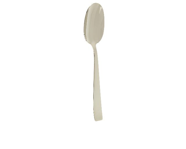 Cucchiaio tavola flat champagne acciaio