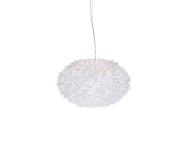 Suspension lamp bloom white
