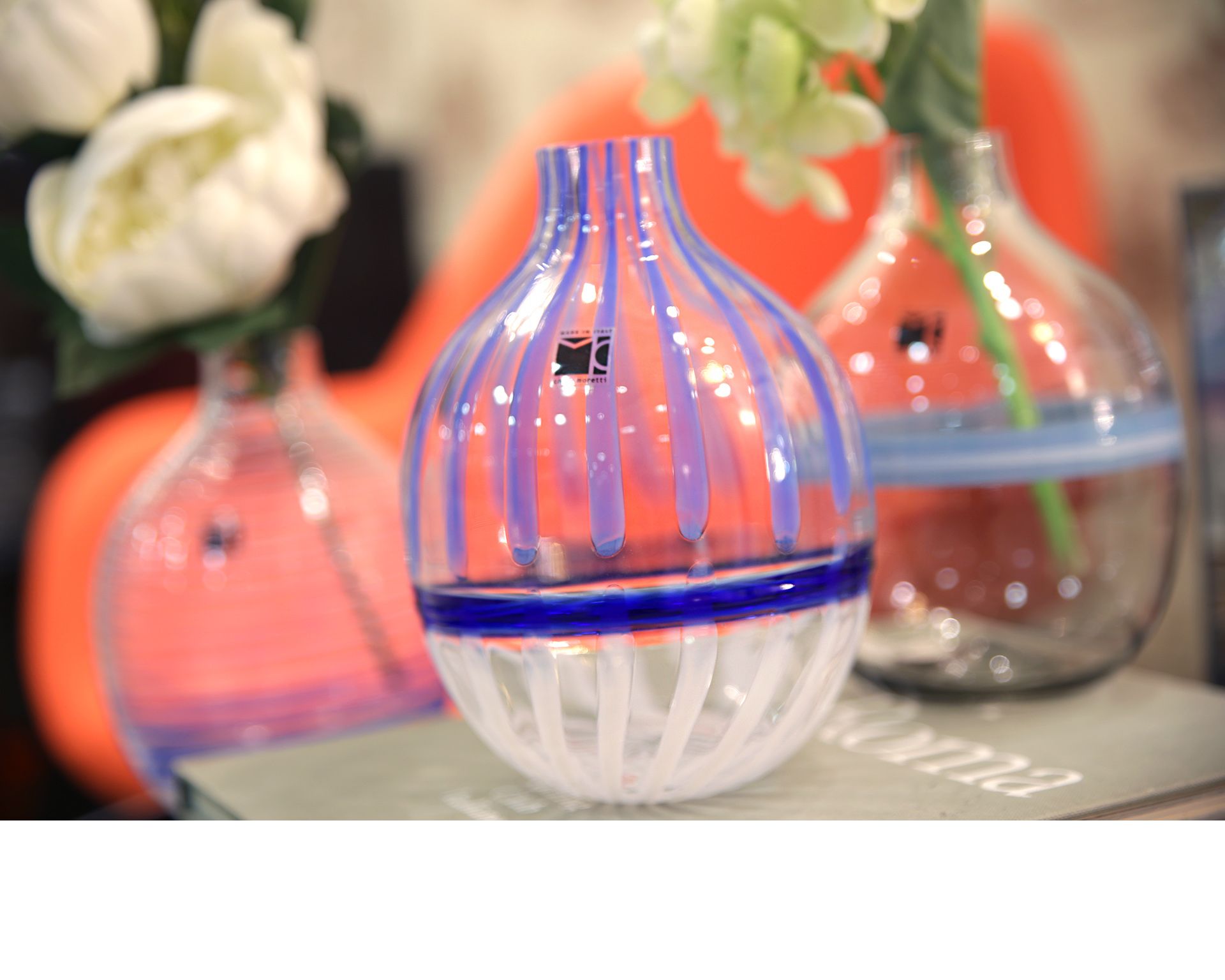 Vase Singleflower Capri Murano Glass Carlo Moretti 126994 6771403063ct