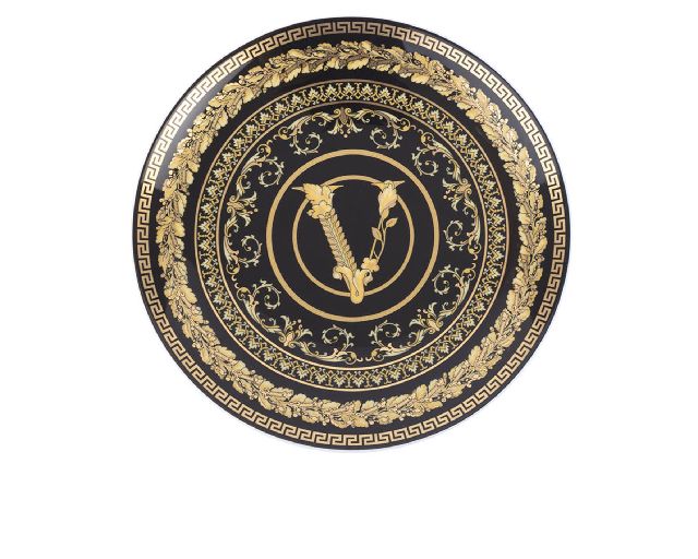 Fruit plate virtus gala porcelain black