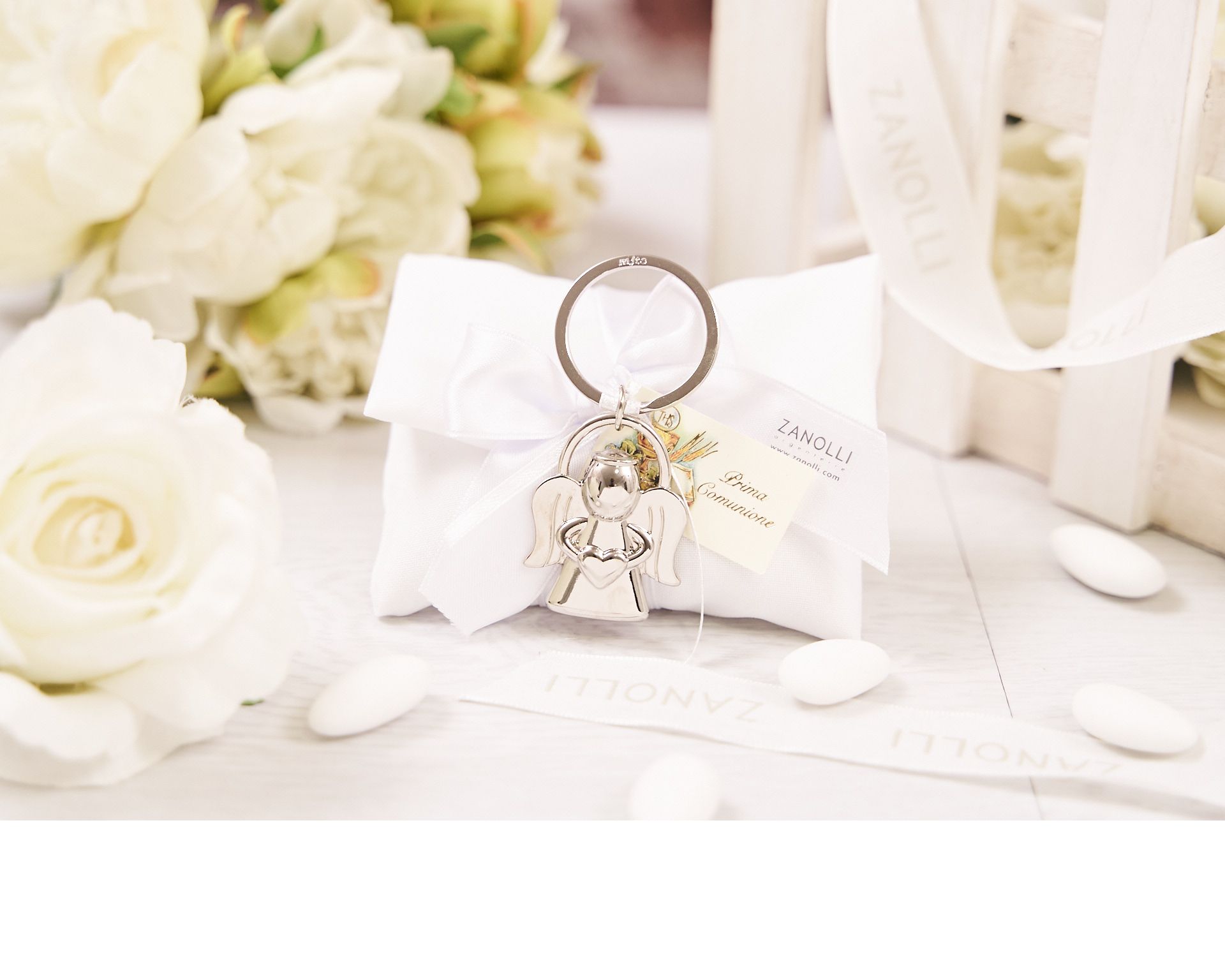 Keyring Angel With Sugared Almonds Selezione Zanolli 166503 6285647hx