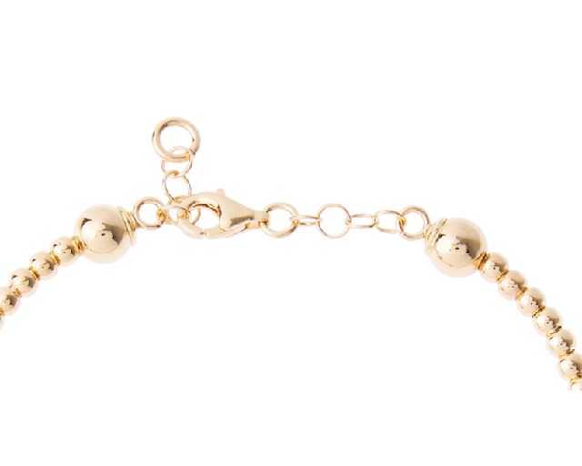 Bracelet Pure Silver With Golden Degrade Balls Sovrani 169554 814j5606