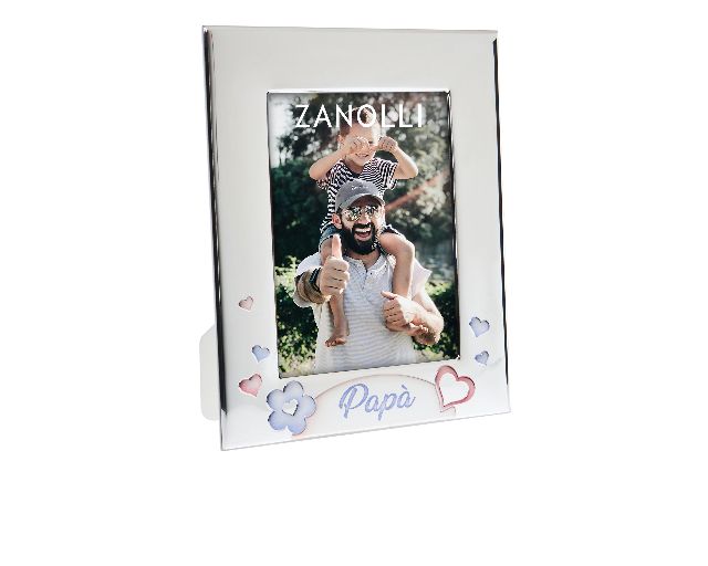Picture frame papà pvd silver