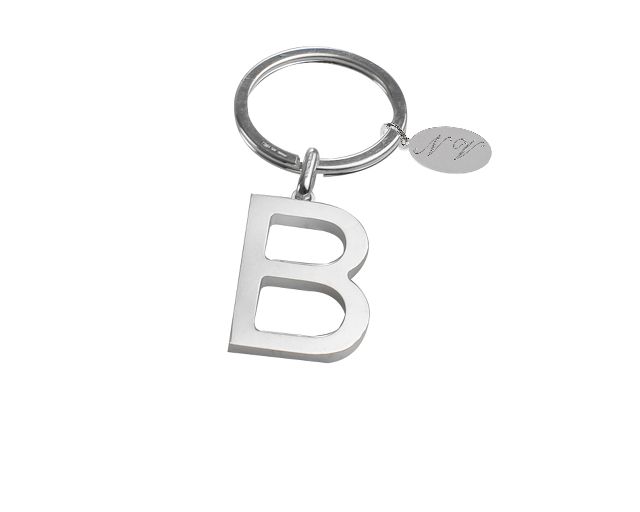 Keychain Silver B Letter Selezione Zanolli 10941 2vpcb