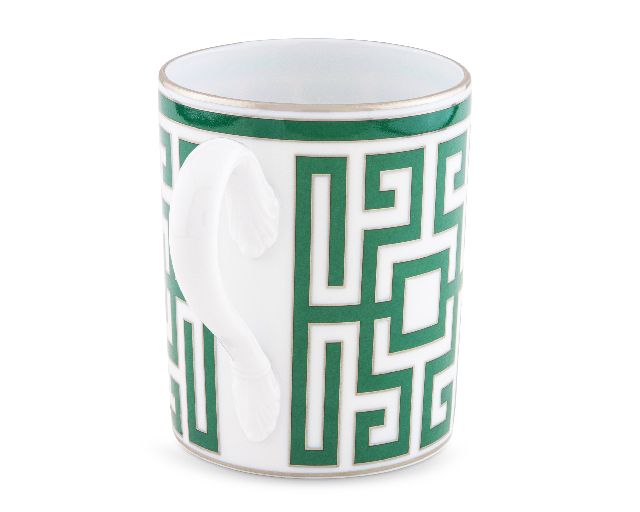 Mug Labirinto Smeraldo Porcellana Richard Ginori 190428 F00400tz7010400a49