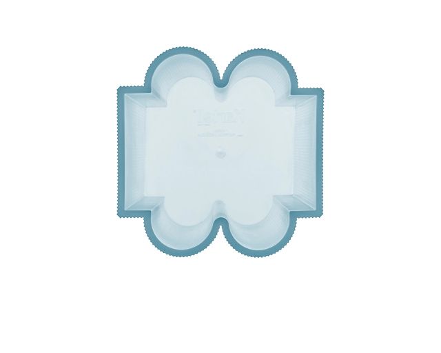 Vaso Okra Alto Azzurro Kartell