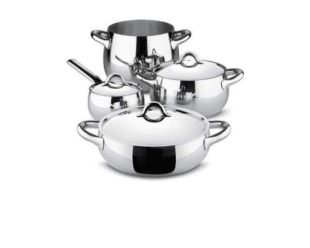 Set pentole mami acciaio 7 pezzi