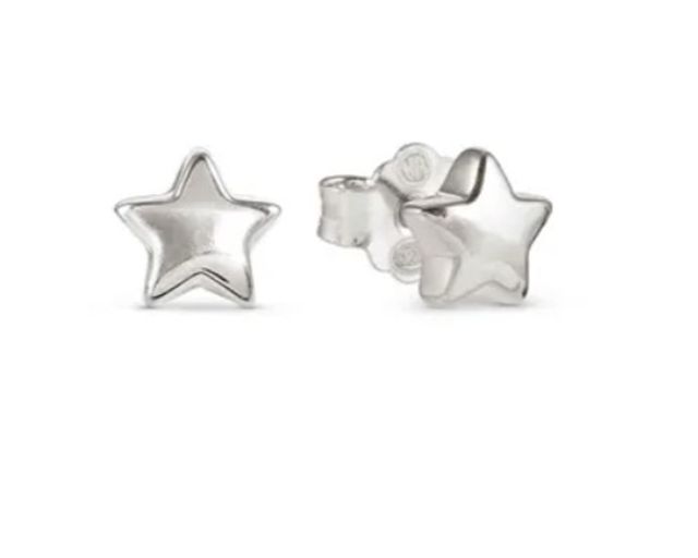 Earrings armonica silver star