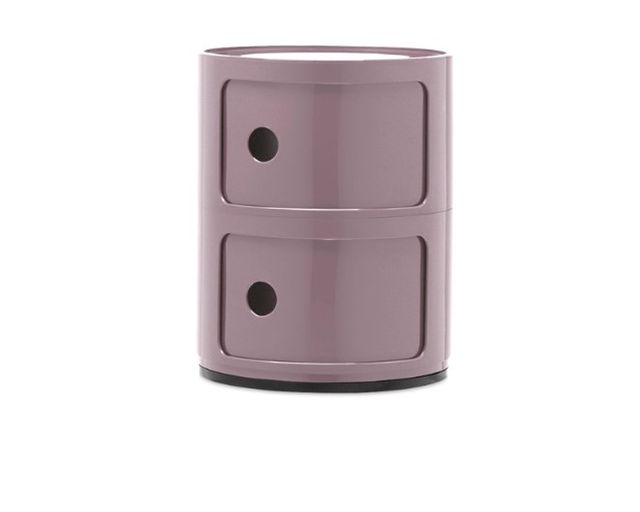 Drawer componibile two elements mauve