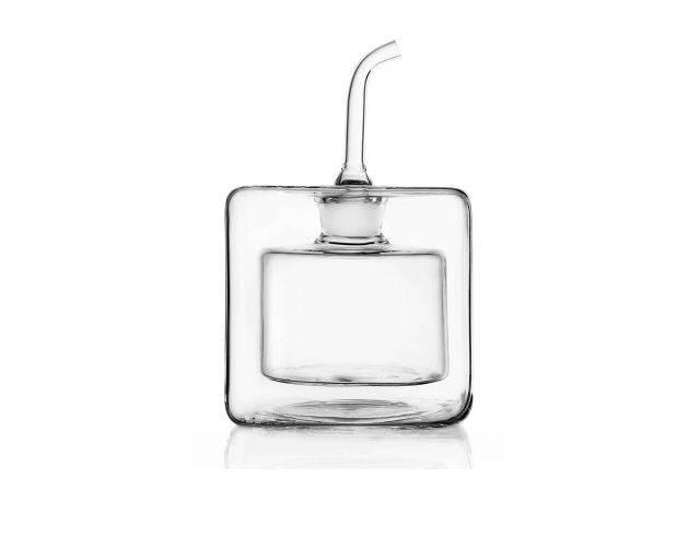 Oliera cube quadrata a doppia parete