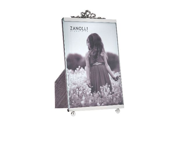 Cornice fiocco argento