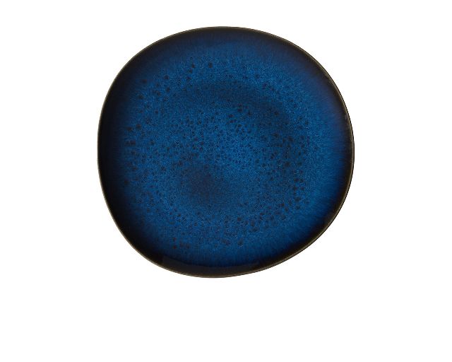 Dinner plate lave bleu
