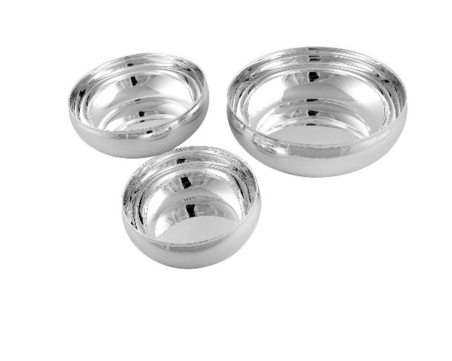 Round Bowl Silver Plated Selezione Zanolli 126634 017166801s
