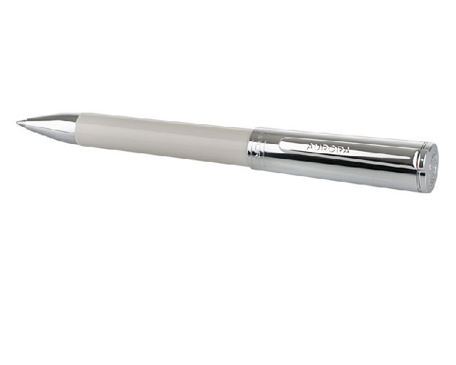Penna a sfera tu metal cap bianca