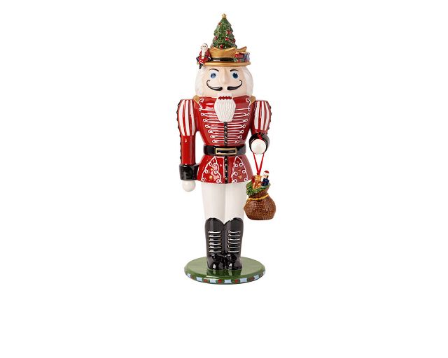 Idea regalo natale nutcracker christmas toys memory porcellana