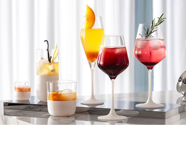 Glass Set Manufacture Rock Crystal 4 Pieces For Red Wine Villeroy E Boch