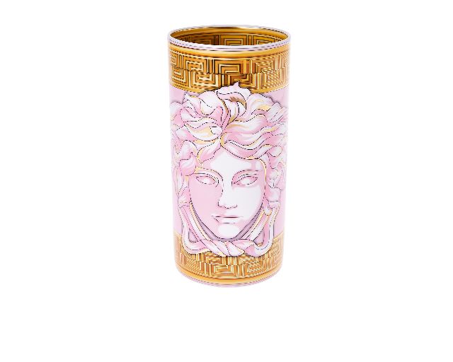 Vase madusa amplified porcelain pink
