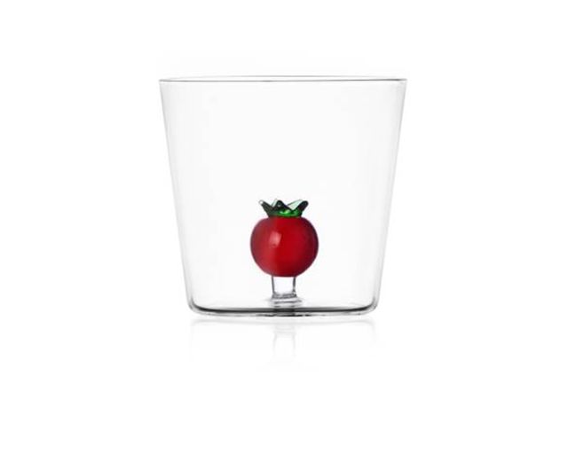 Tumbler glass vegetables tomato