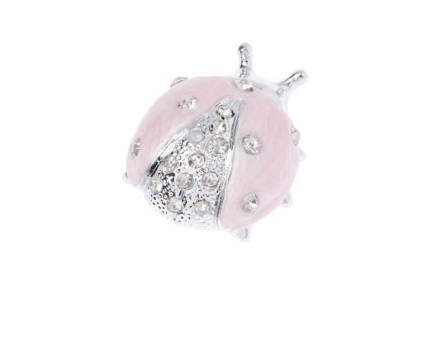 Ladybug Pink With Crystals Selezione Zanolli 171001 592215402rs