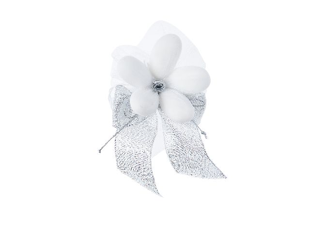 Favor sugared almonds silver
