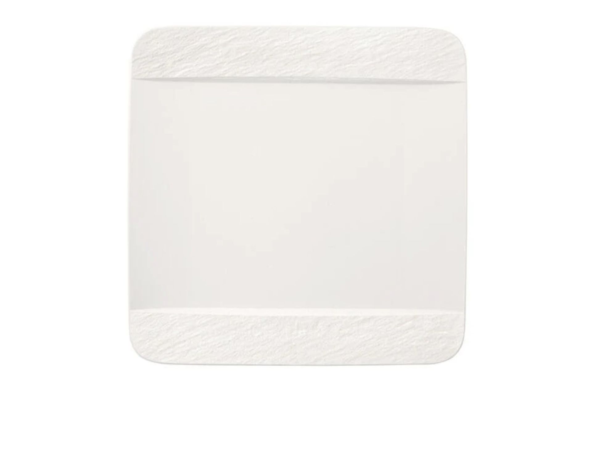Square Flate Plate Manufacture Rock Porcelain White Villeroy E Boch