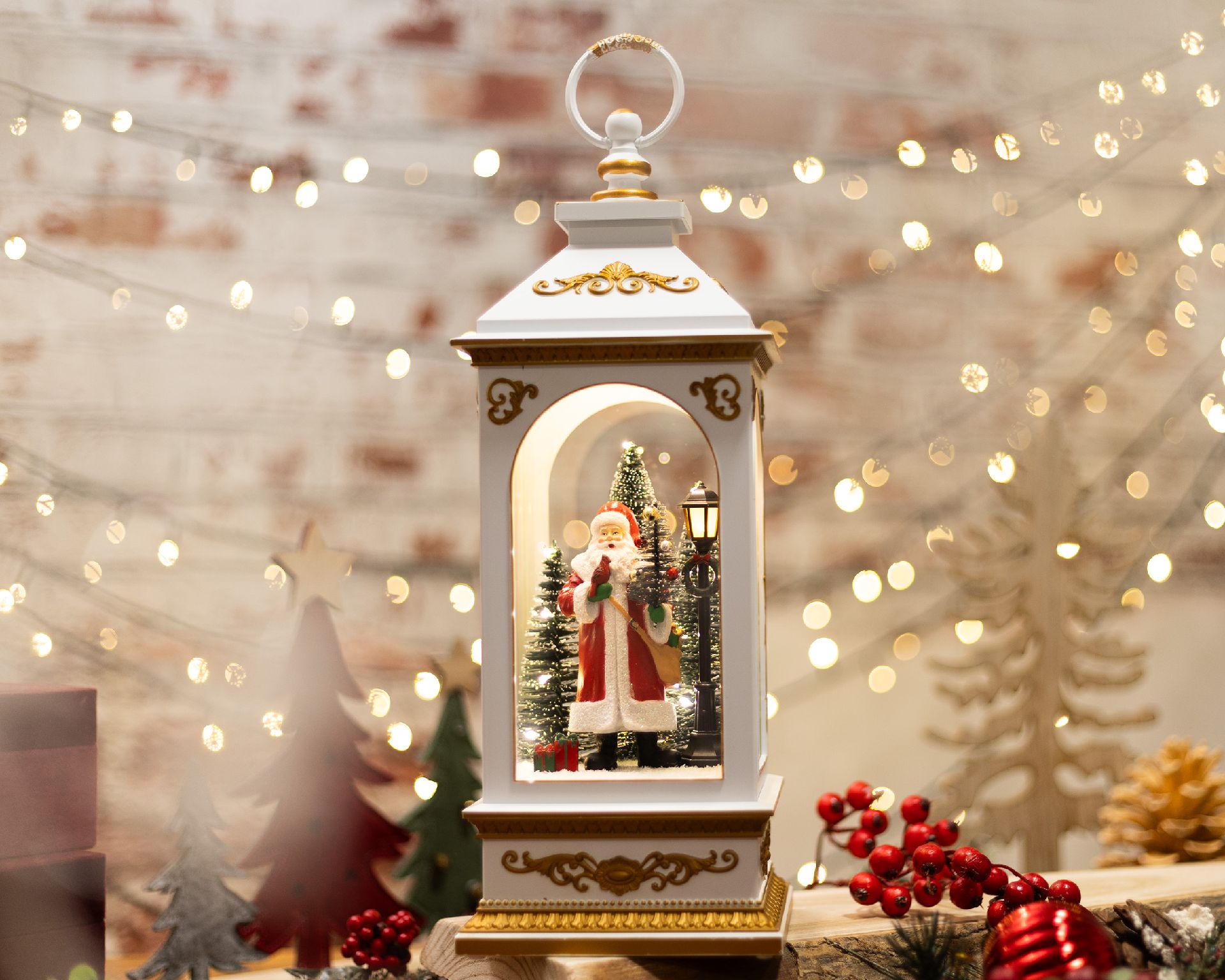 Santa Claus Lantern Selezione Zanolli 190388 592ntn50109bi