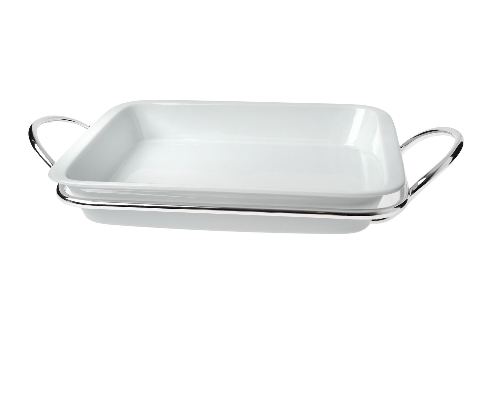 Rectangular Baking Dish Silver Plated Selezione Zanolli 169151 021bhl0022