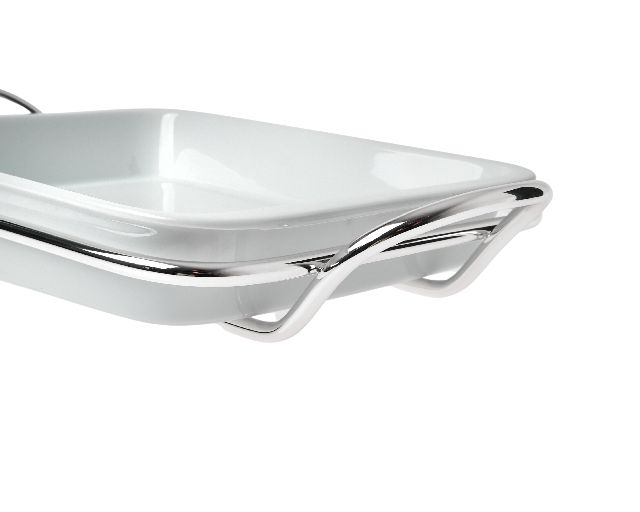 Rectangular Baking Dish Silver Plated Selezione Zanolli 169151 021bhl0022