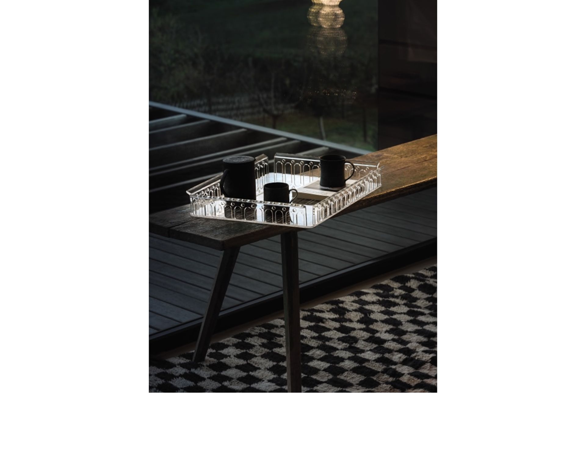 Tray Piazza White Kartell