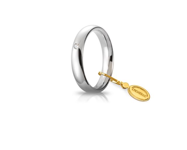 Wedding ring comoda gold 750‰ with diamond