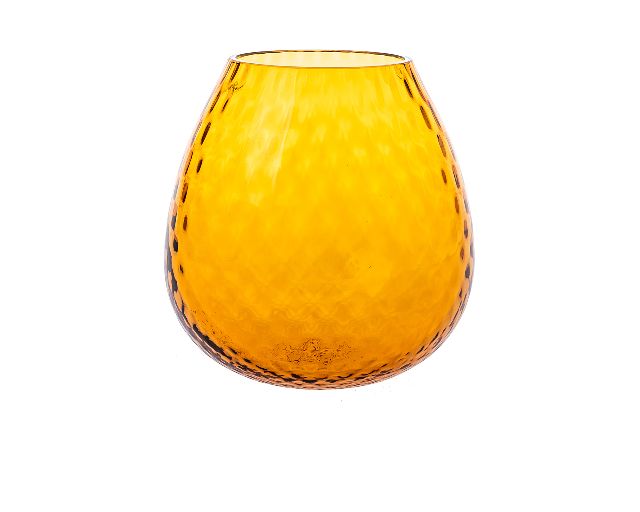 Vaso Portacandela Macrame Xxl Vetro Di Murano Color Ambra Nasonmoretti 174186 843macramexxlcb