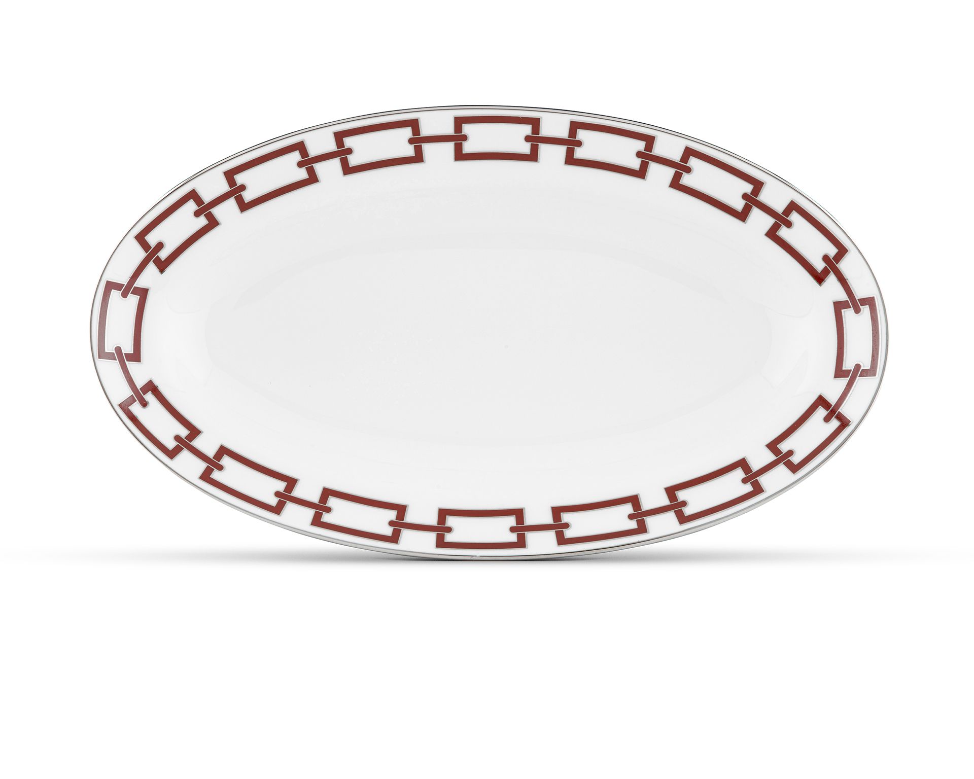 Pickle Dish Catene Scarlatto Porcelain Richard Ginori 181883 F00400rv0000235a07