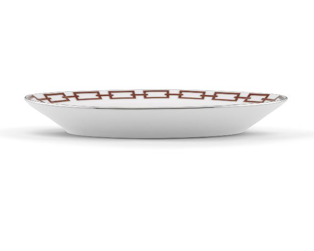 Pickle Dish Catene Scarlatto Porcelain Richard Ginori 181883 F00400rv0000235a07