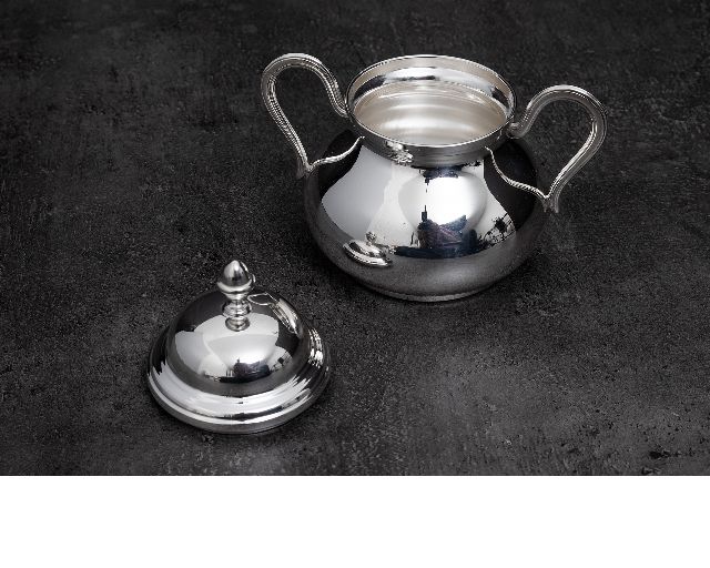 Zuccheriera Argento In Stile Inglese Usato Ricondizionato Zanolli Vintage 187637 Us0007725