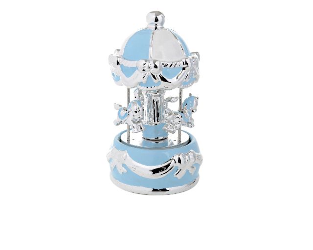 Carillon giostra dei cavalli celeste