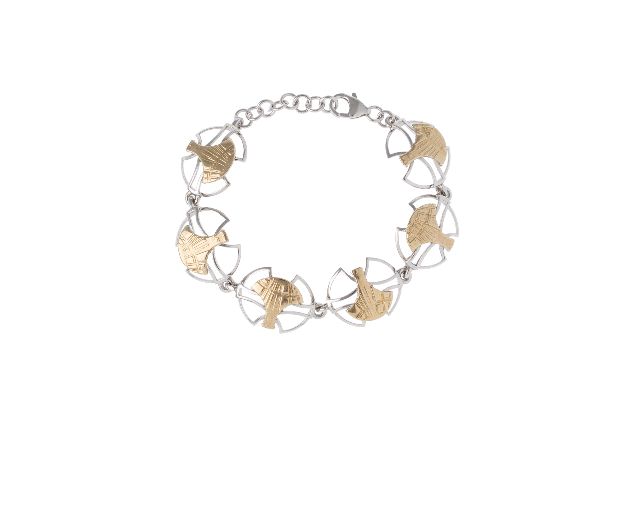 Bracelet fiore di loto silver
