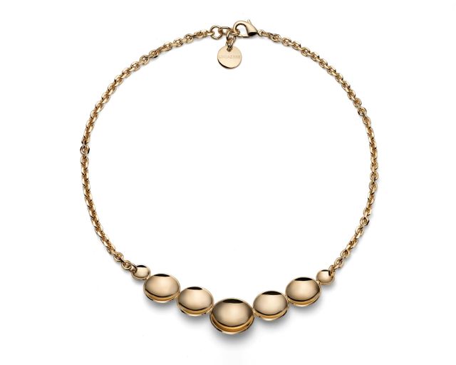 Collana lux in bronzo dorato